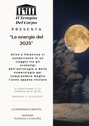 Le energie del 2025 - Tempio del Corpo Fano